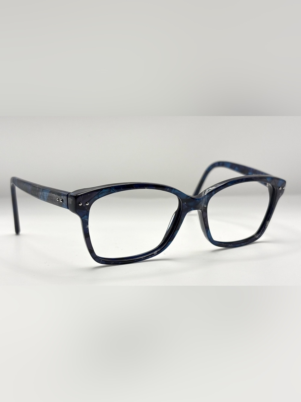 3N 7009 Blue Purple Oval Sunglasses Frames Only